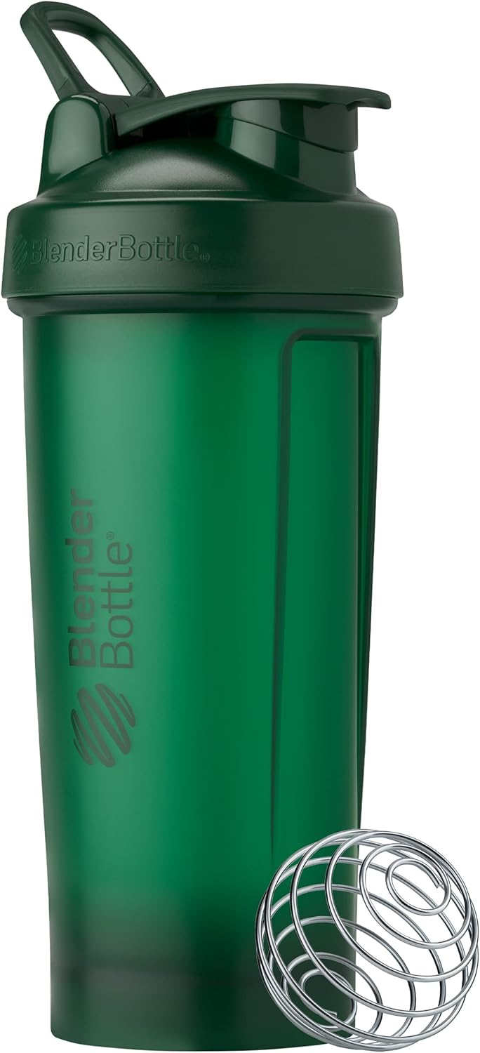 BlenderBottle Classic V2 Shaker Bottle Perfect for Protein Shakes and Pre Workout, 28-Ounce, Forest