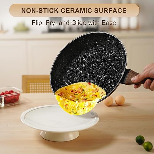 Miniatura 5 de Juego de utensilios de cocina antiadherentes de 25 piezas (negro)