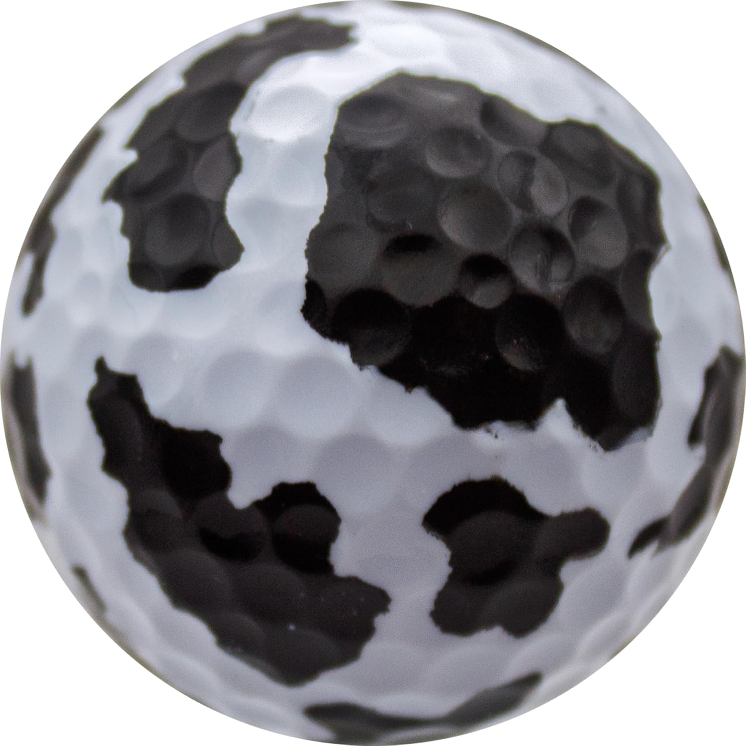 GBM Cow Print Novelty Golf Balls – 360° Full Wrap Printed Color Golf Balls for Gifts, Tournaments, Collectors, League Events and Keepsake Displays, 1 Dozen