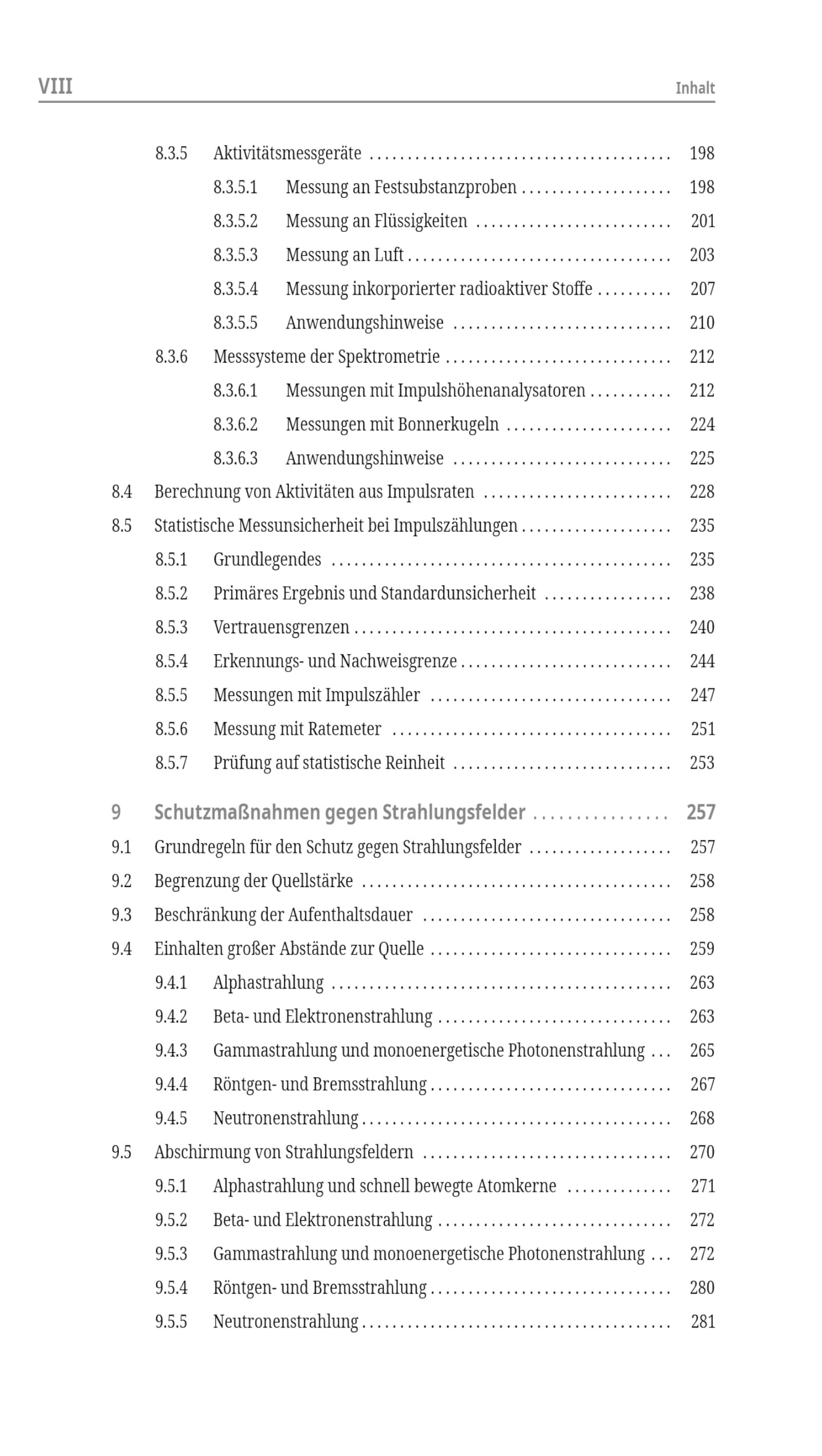 Grundzüge des praktischen Strahlenschutzes