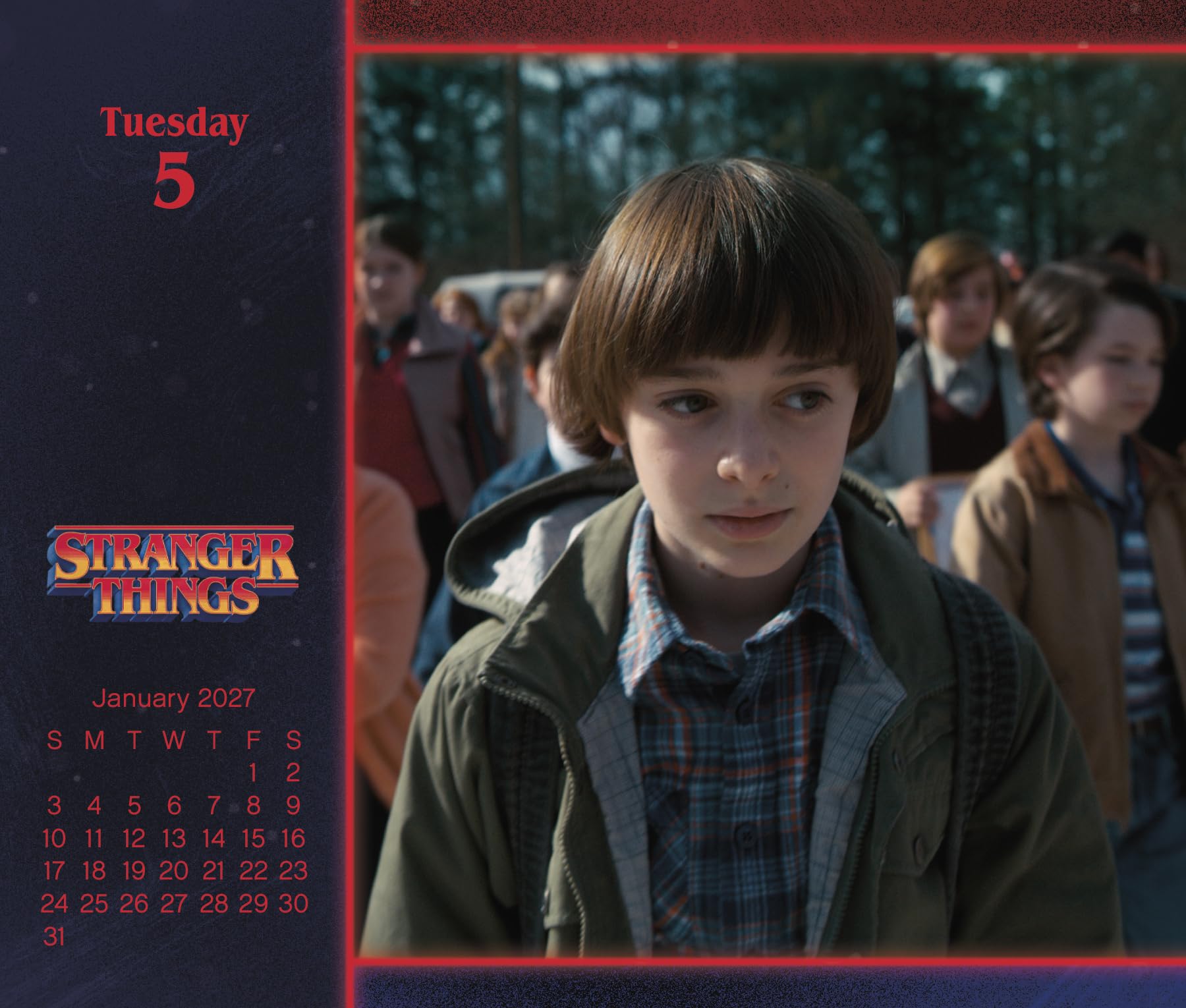 2027 Stranger Things Day-at-a-Time Calendar