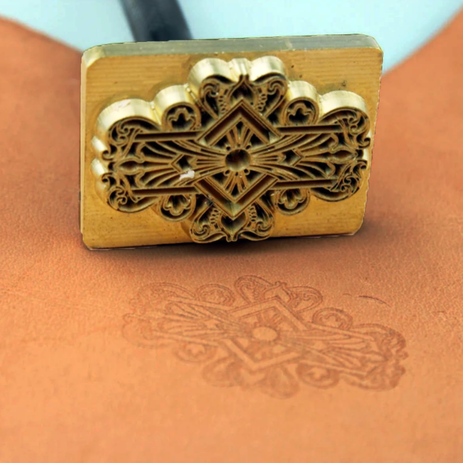 Personalizzato Logo Pelle Stamp Maker, Ottone personalizzato Timbro di goffratura per cuoio,Personalizzato Branding Iron