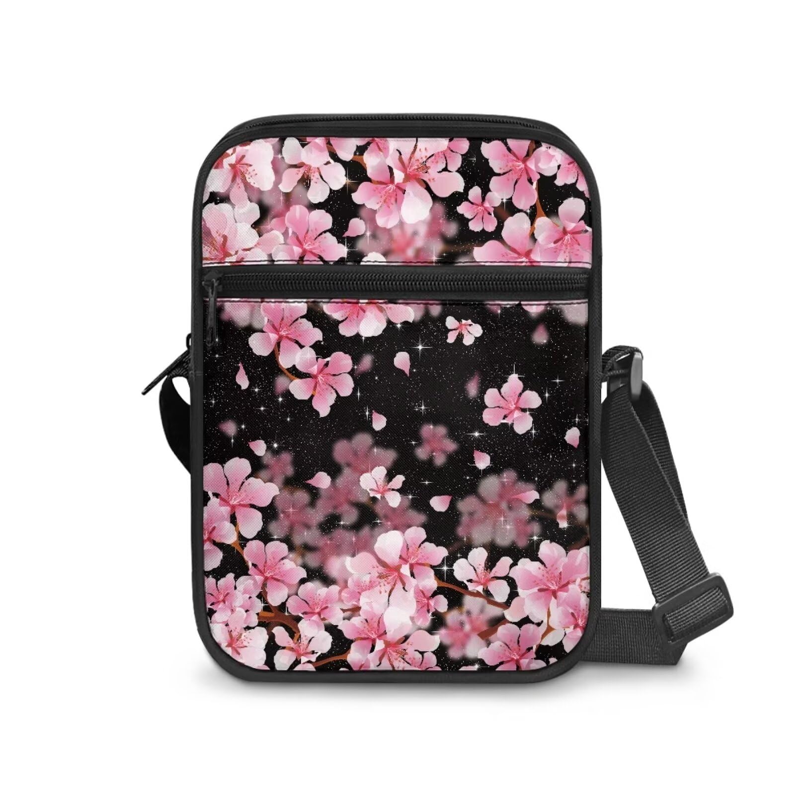 Suobstales Messenger Bag for Men Women Canvas Purse Crossbody Shoulder Bag Casual Sling Pack for Work Business Sport Travel