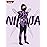 Spooktacular Creations Purple Ninja Costume Set, Ninja Jumpsuit with Foam Accessories for Kids, Toddler Halloween Outfit for Ideas Cosplay Party (Small, 5-7 yrs)