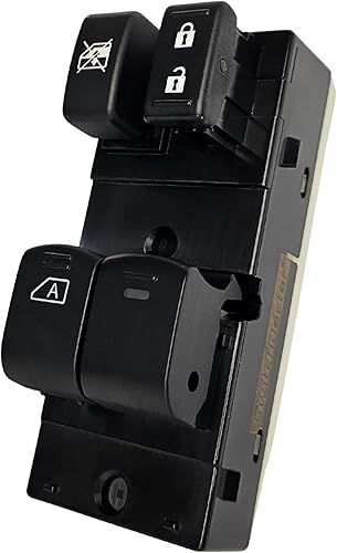 SWITCHDOCTOR Interruptor maestro de ventana para Nissan Frontier 2007-2019 (2 puertas)