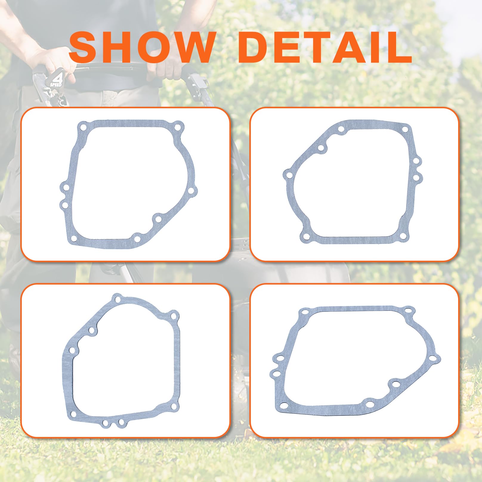 10-Pack Crankcase Side Cover Gasket For Honda GX160 GX200 5.5HP 6.5HP 170F Engines – 4-Stroke Gasoline