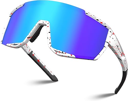 HAAYOT Gafas de sol polarizadas de béisbol para hombres y mujeres, 1 o 5 lentes, gafas de sol deportivas para pesca, conducción y correr