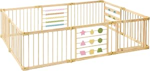 ZETY Wood Playpen