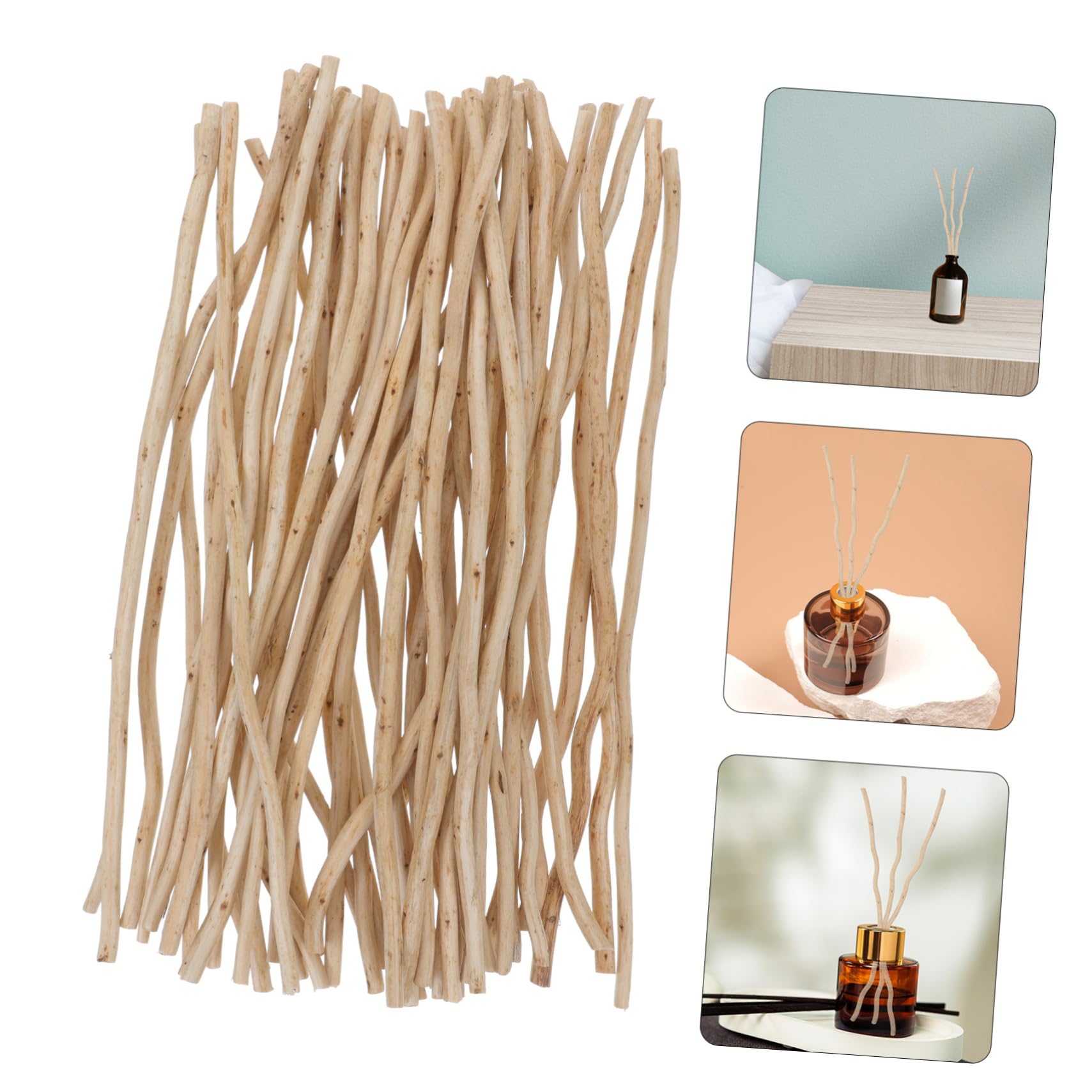 CALLARON 250stücke Aroma Diffuser Sticks Aus Natürlichem Rattan Lange Rustikale Duftstäbchen Für Ätherische Öle Für Zuhause Und Wellness-oasen