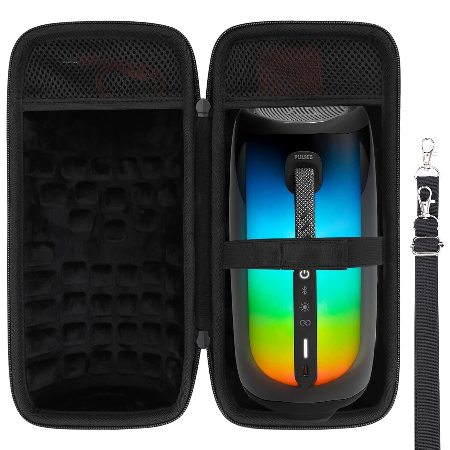 co2CREA Hard Case Replacement for JBL Pulse 5 Waterproof Portable Bluetooth Speaker