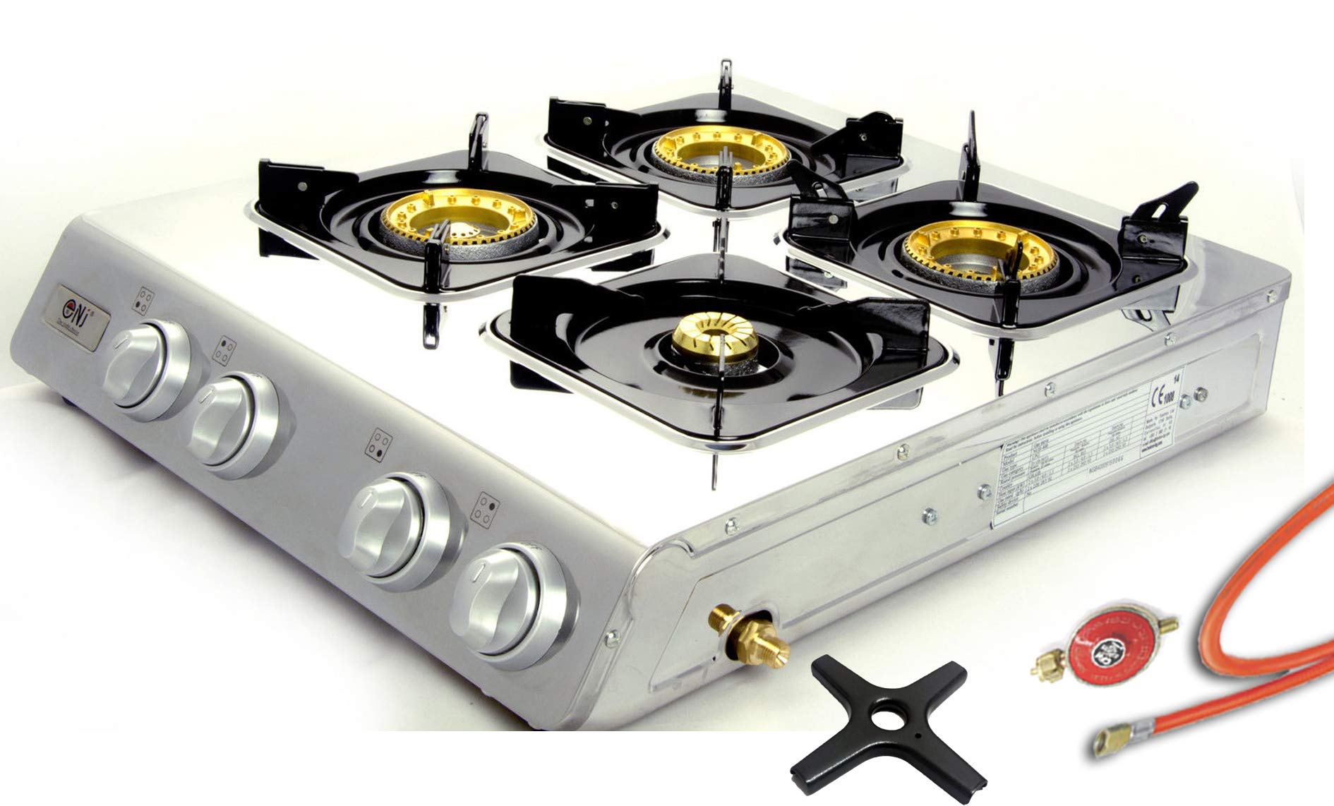 Buy Stainless Steel Cooker 1, 2, 3 or 4 Flame Propane Camping Stove