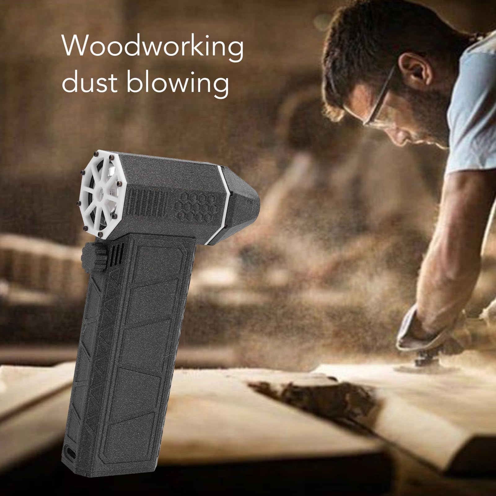 Tyenaza Jet Dryer Blower, Super Powerful Dust Blower Stepless Speed Control Fast Charge for Car Keyboard