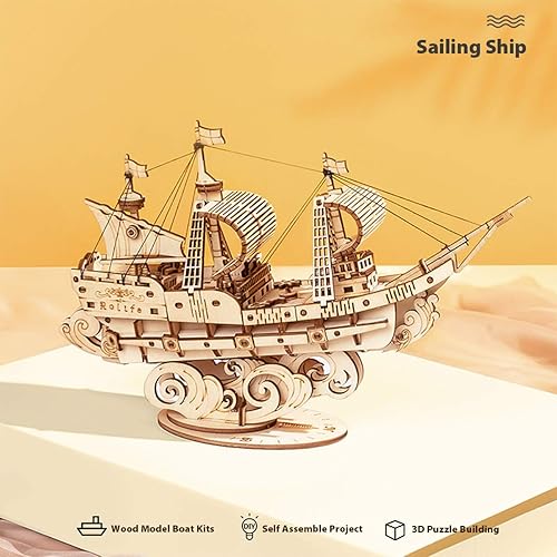 Miniatura 6 de Rolife - Kit de modelo de madera con rompecabezas en 3D