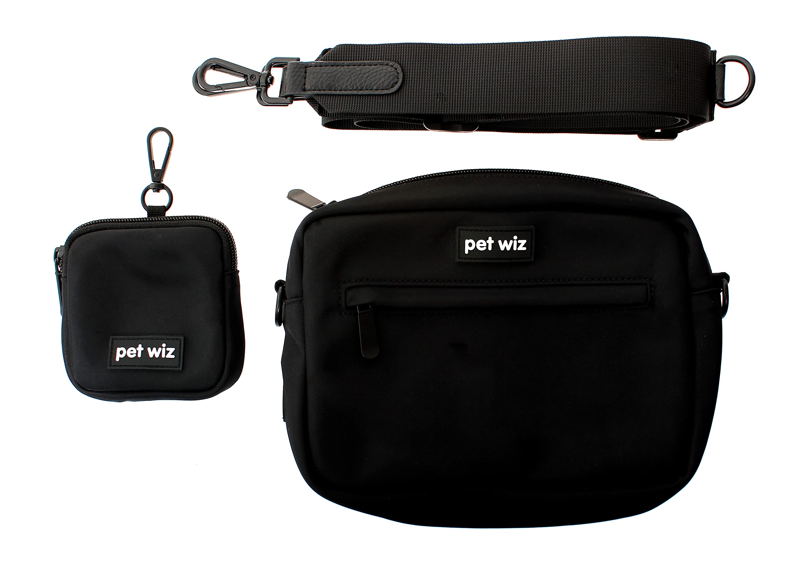pet wiz Borsa da passeggio per cani con tracolla regolabile