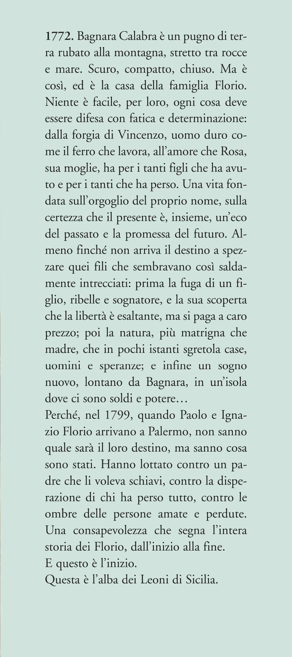 L'alba dei leoni. La saga dei Florio (Narrativa Nord)