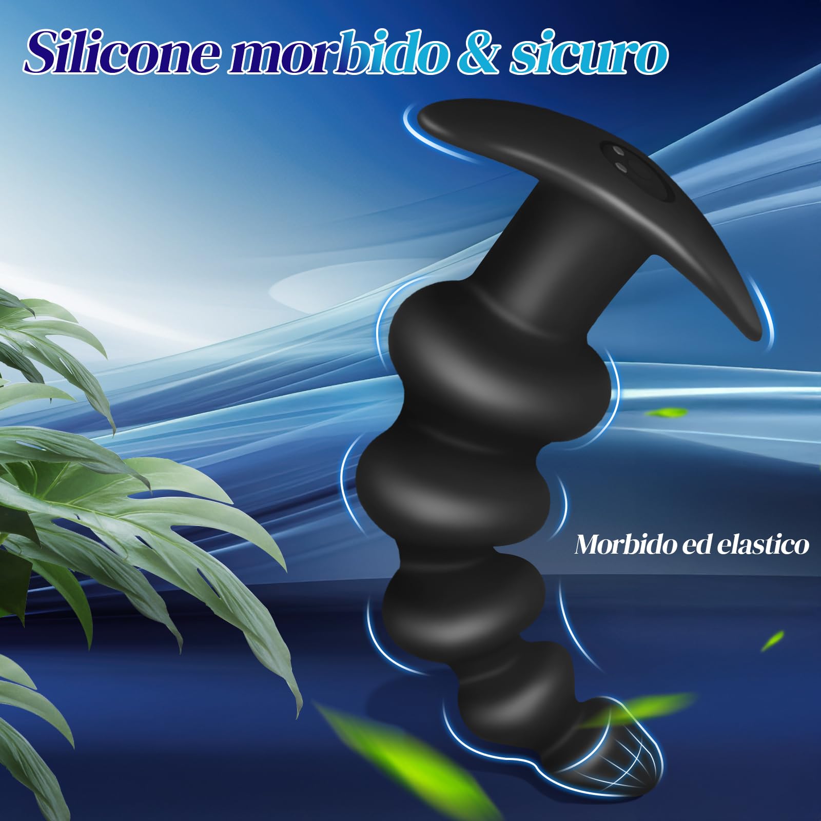 Plug Anale-Dilatatore Donna- Plug Anale Vibratoreper Donna Professionale Telecomando, Sex Toys Anali Dildo con 10 Modalità di Vibrazione Sextoysdonna Massaggiatore Prostatico Uomo