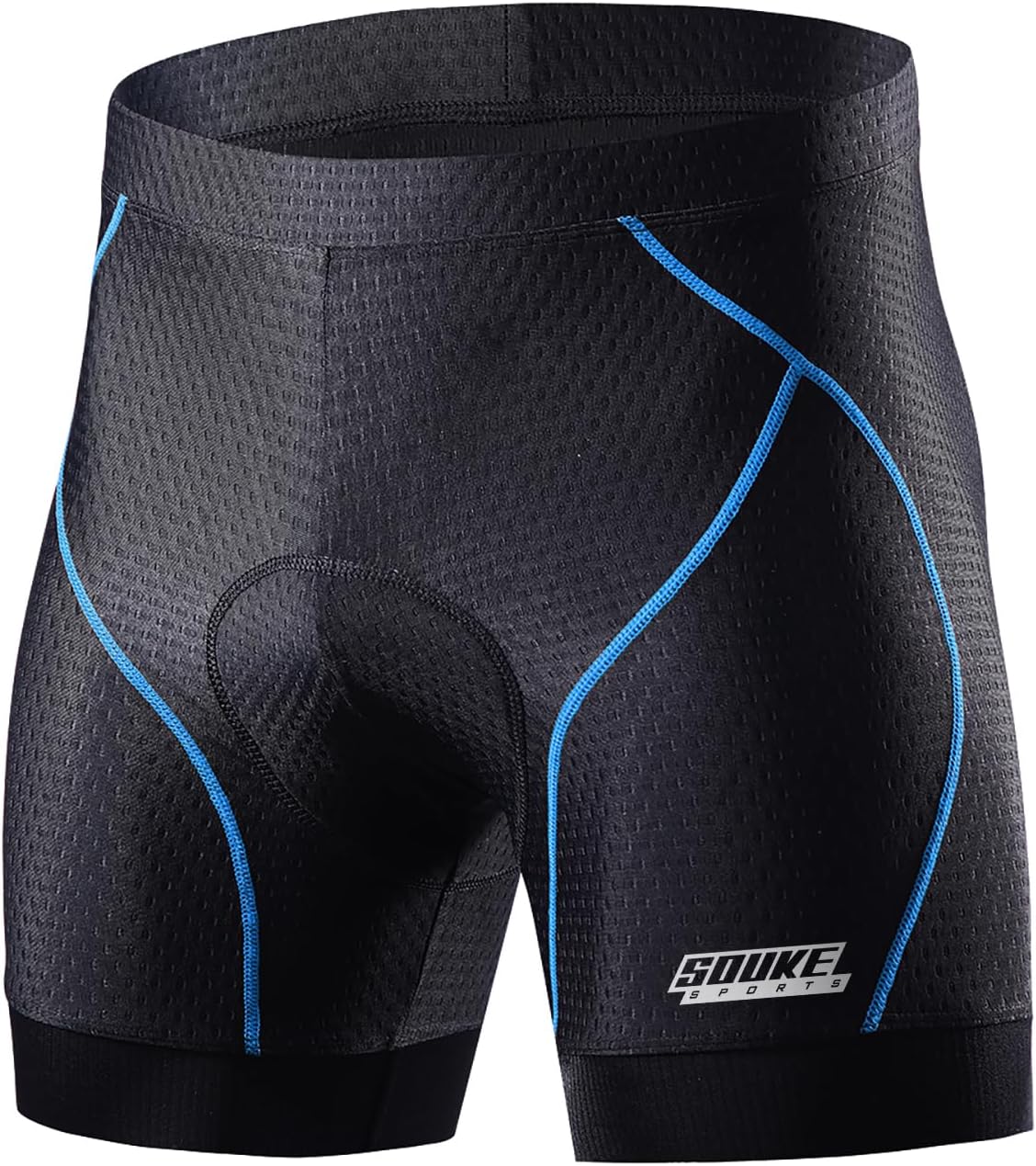 Men's Cycling Underwear Shorts 4D Padded Bike Bicycle MTB Liner Shorts with Anti-Slip Leg Grips