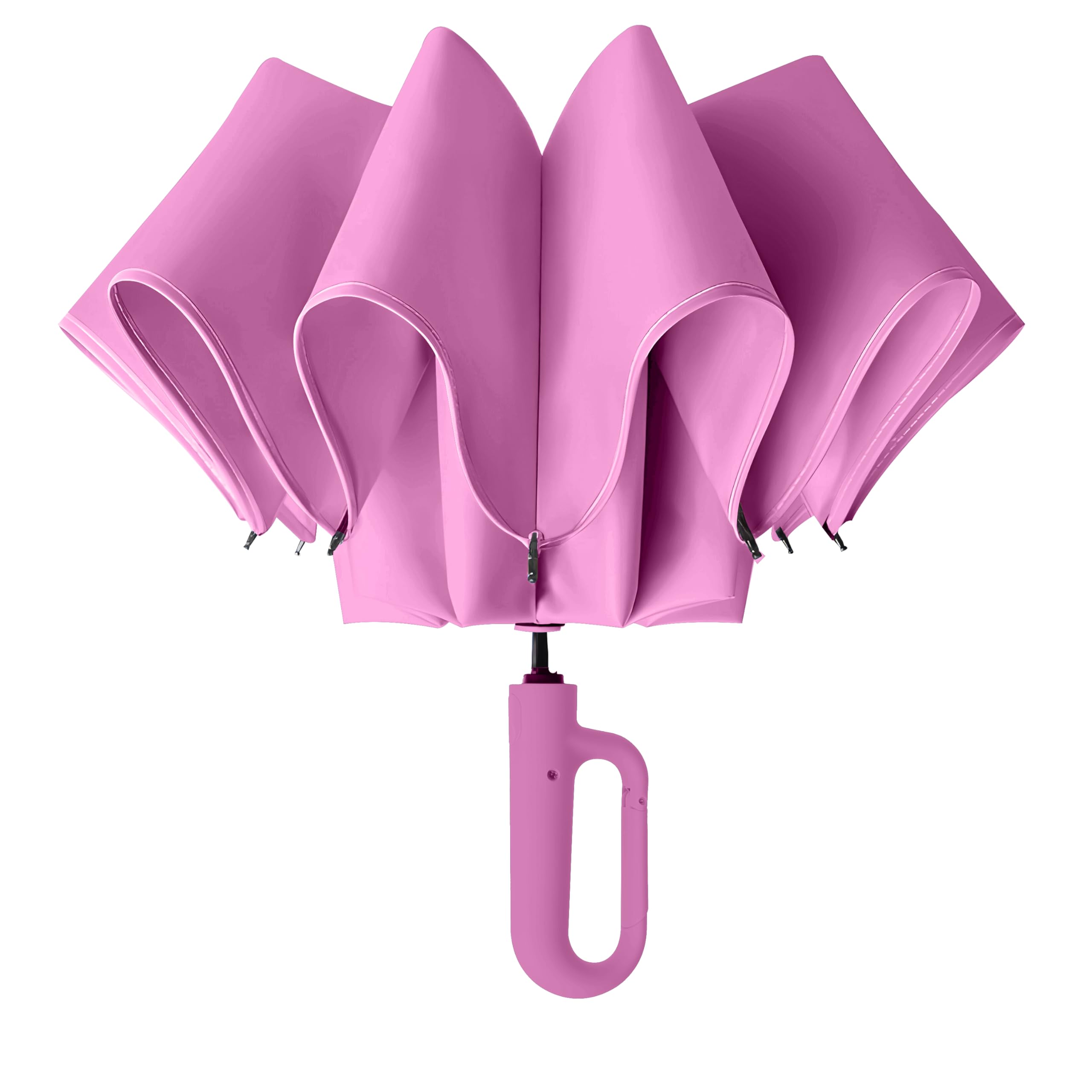 PRIME PICK Compact Travel Umbrella With Reflective Strip, Windproof & UV Protection Anti-Slip Handle Lightweight 95% UV Block for Men, Women & Kids Ideal for Rain & Sun Coverage,