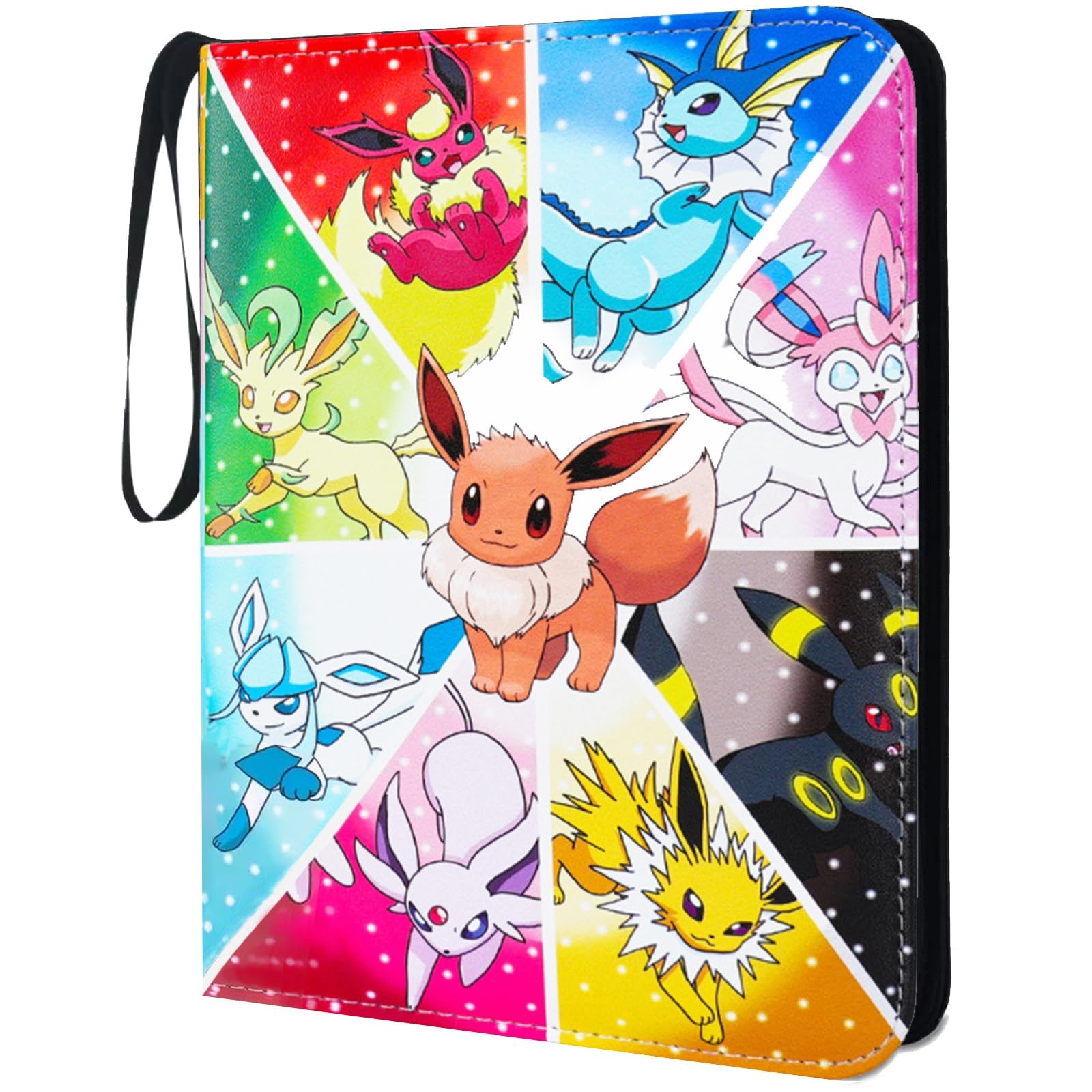 Card Binder Fits 400 Cards, 4 Pocket Trading Card Album Holder with 50 Removable Sleeves, Portable Collection Card Folder, Game Card Case Book with Zipper for Boys Girls Gifts-image-44