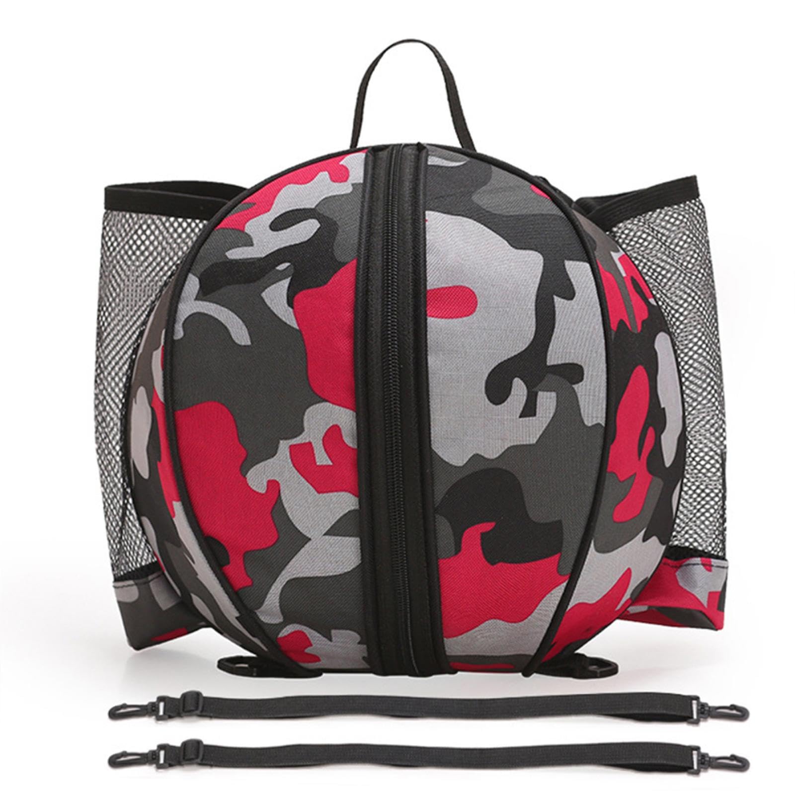 Bolsa de baloncesto elástica Oxford con cremallera lateral resistente 8