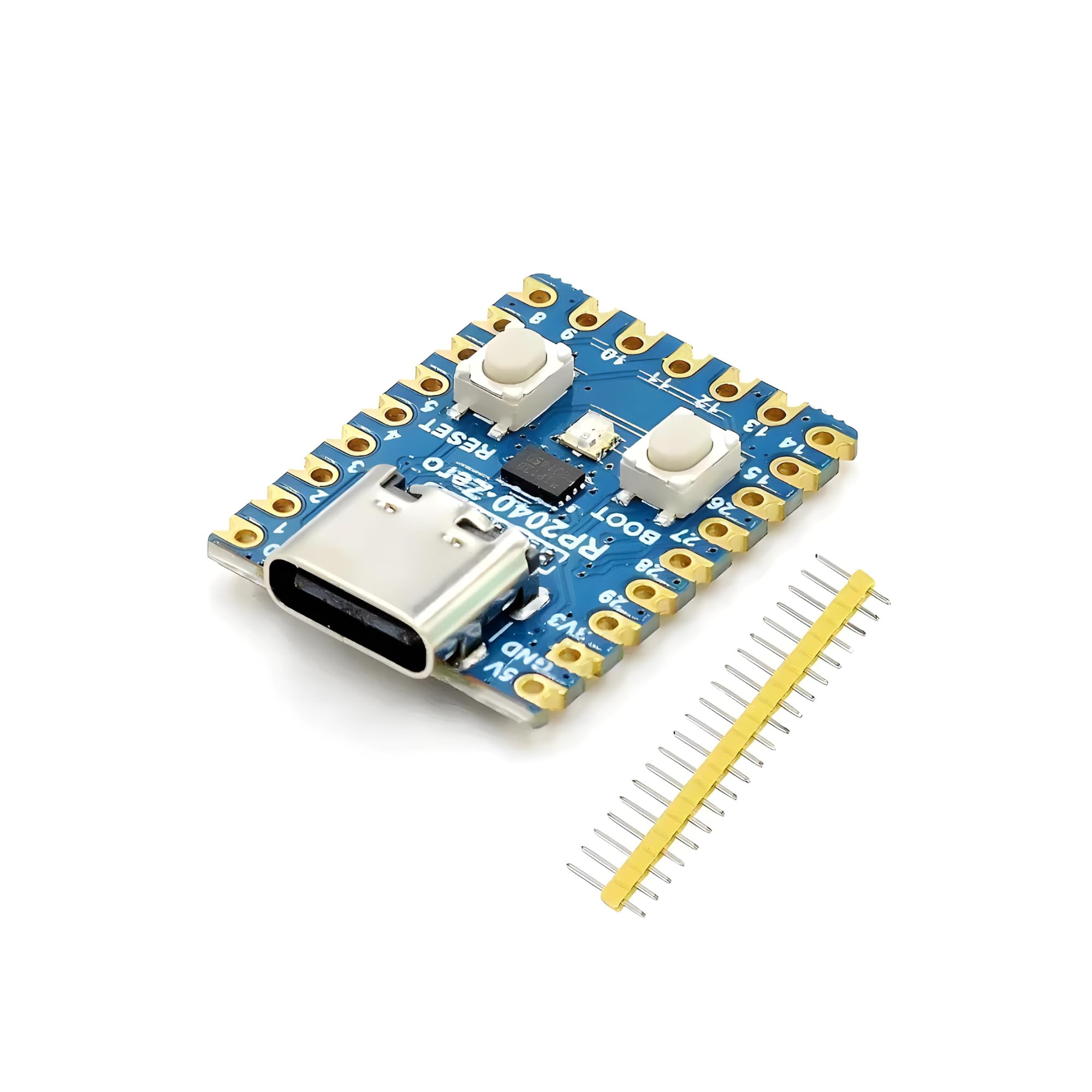 OceanLabz RP2040-Zero Mini Board High-Performance Pico-Like MCU Board | Based on Raspberry Pi Microcontroller Chip RP2040 | USB C-Type Connector
