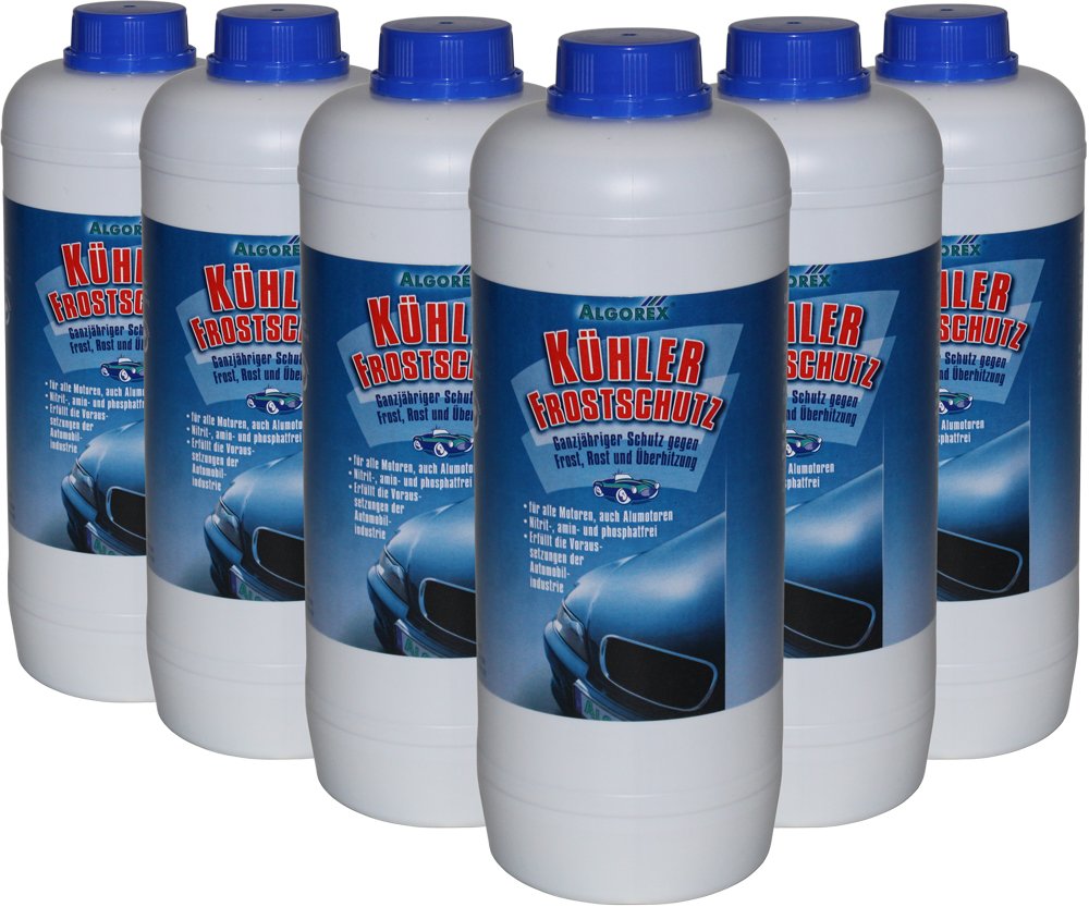 Kühlerfrostschutz 6x1,5 Liter = 9 Liter
