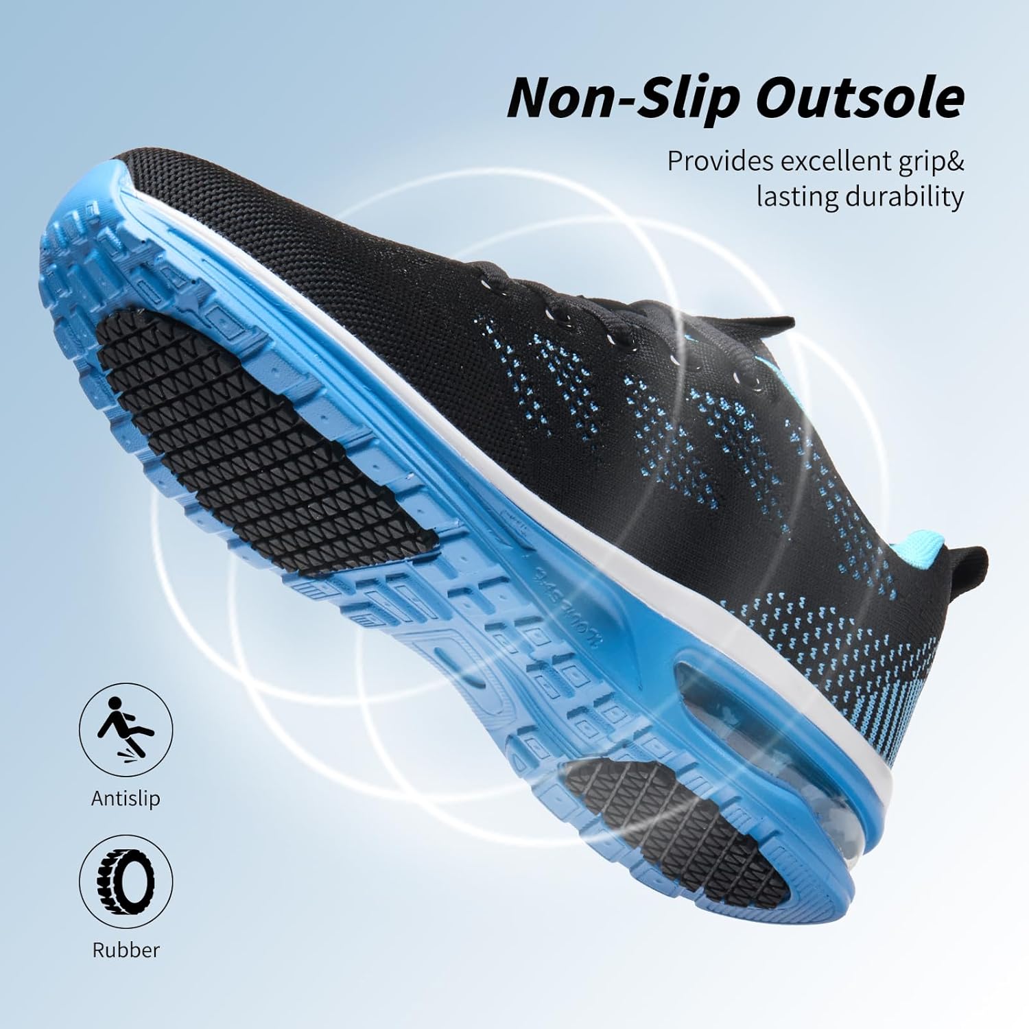 Walking Shoes Women Air Cushion Lightweight Breathable Sneakers & Tennis Footwear, Non-Slip All-Day Comfort for Running, Gym, Travel