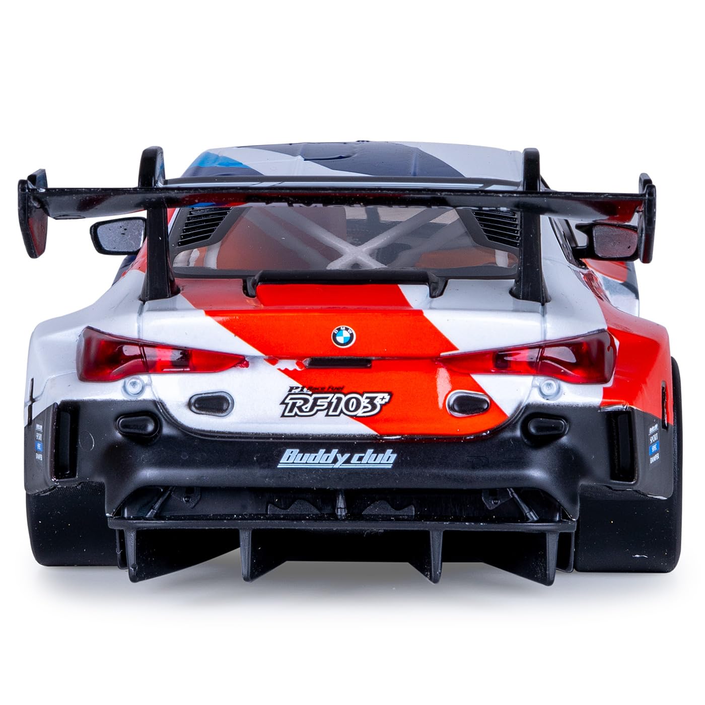 JAMARA 402625 BMW M4 GT3 Diecast 1:24 inkl. Knopfzellen - Modellauto Spielzeug, Kinder Car, Model Miniatur Fahrzeuge, Geschenkidee für Kinder, Türen Manuell öffnen/schließen