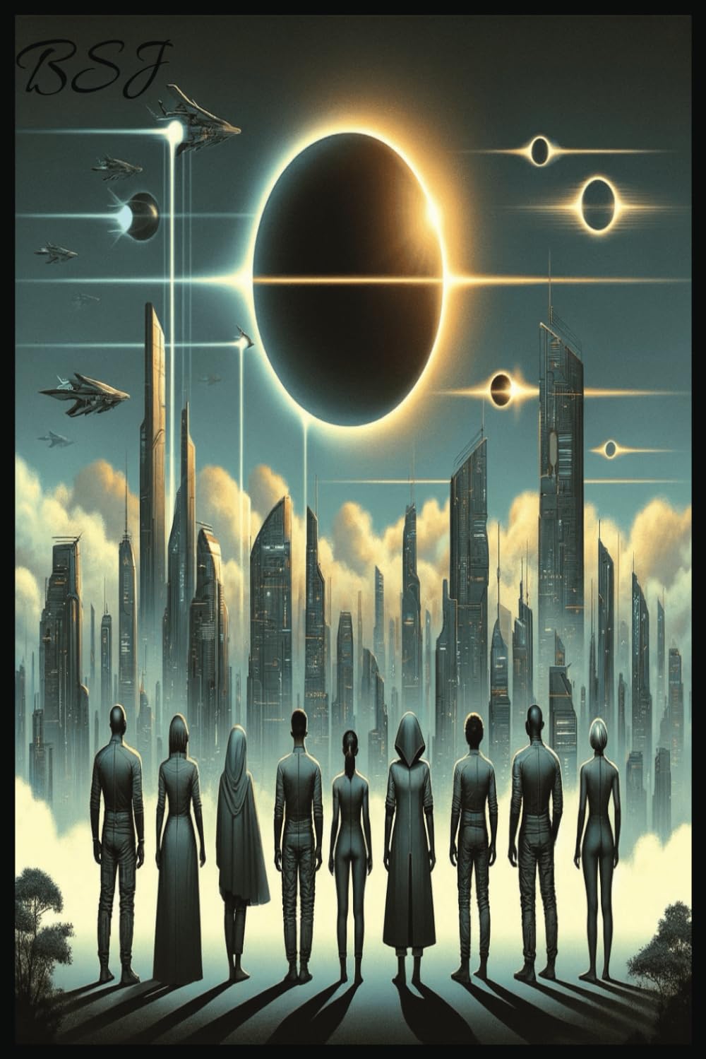 BSJ: Eclipse Notebook: Black Sun Journal/Diary