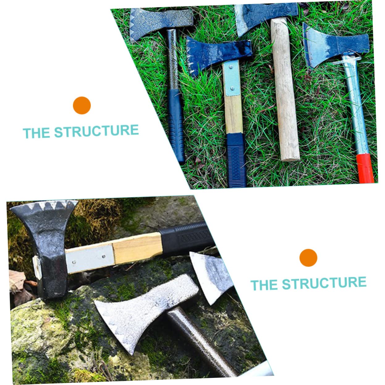 Homoyoyo Hammer Handle Replacement, Wooden Claw Hammer Handle for Woodworking, Non-Slip Comfortable Grip, Easy to Operate, Home Emergency Use