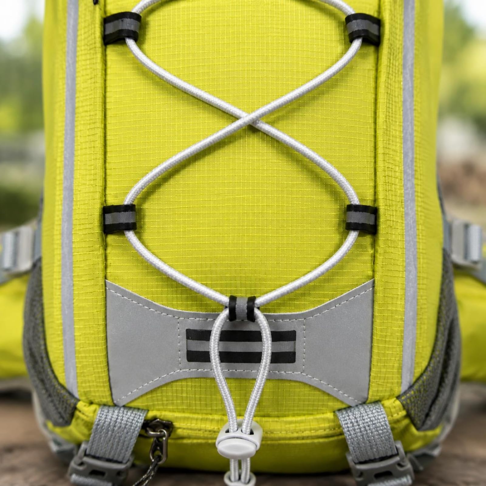 Milageto Zaino da Montagna con Supporto Ergonomico Zaino da Trekking Leggero Traspirante per Alpinismo, Verde, Verde Limone