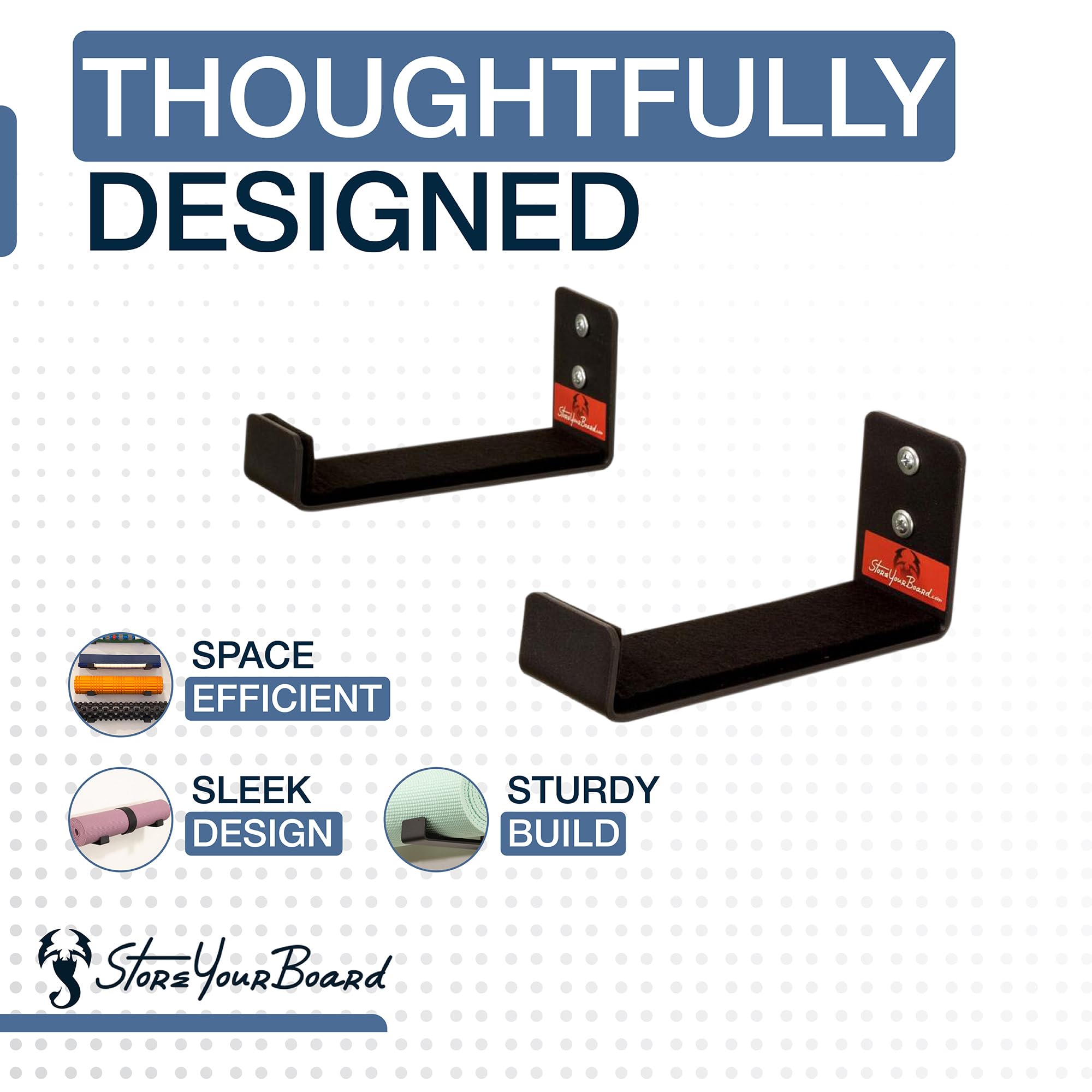 Amazon | StoreYourBoard ヨガマット収納ラック – ヨガマットホルダー