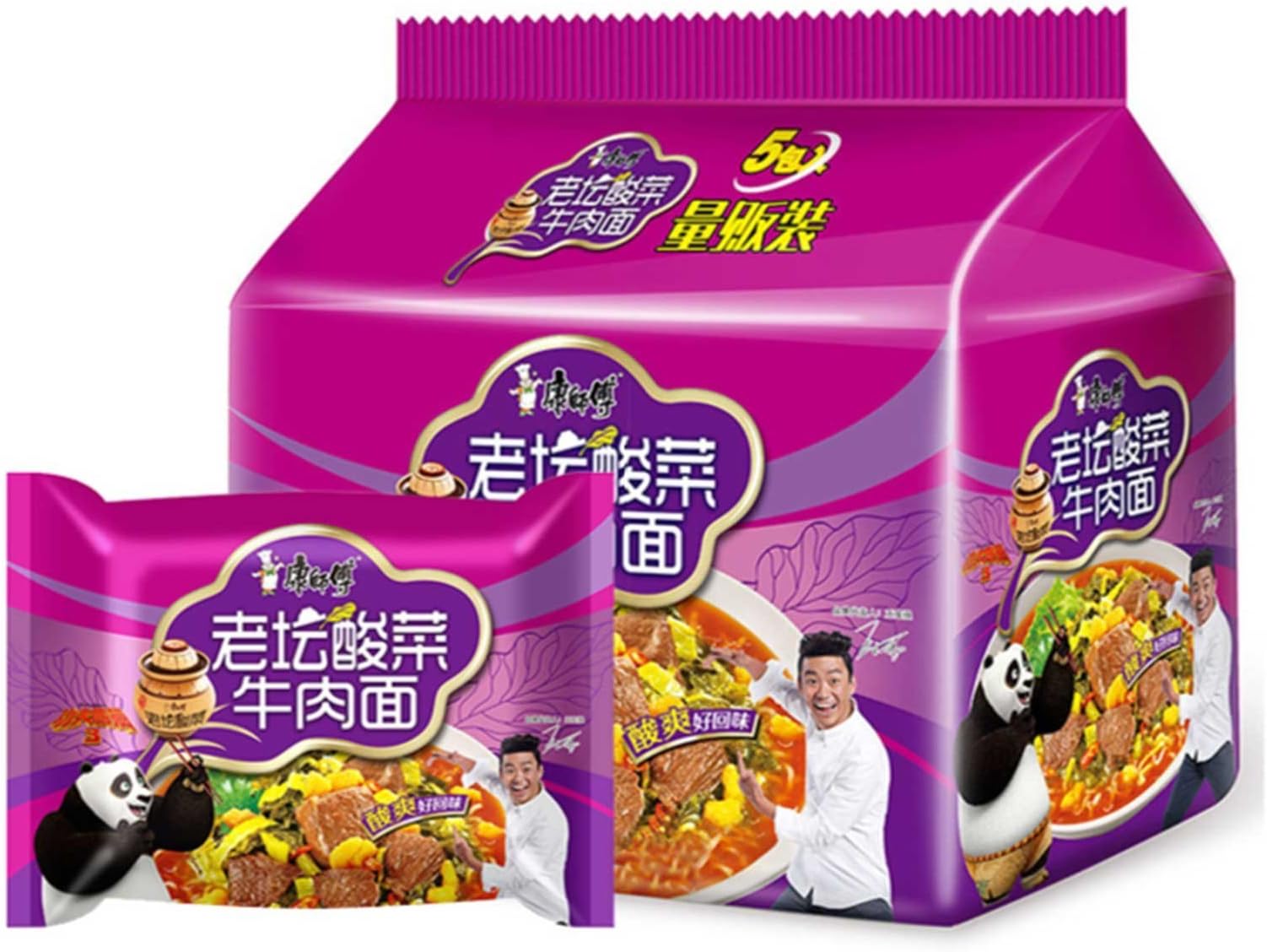 Fabura 5 Pack Master Kong Instant Noodles Sauerkraut