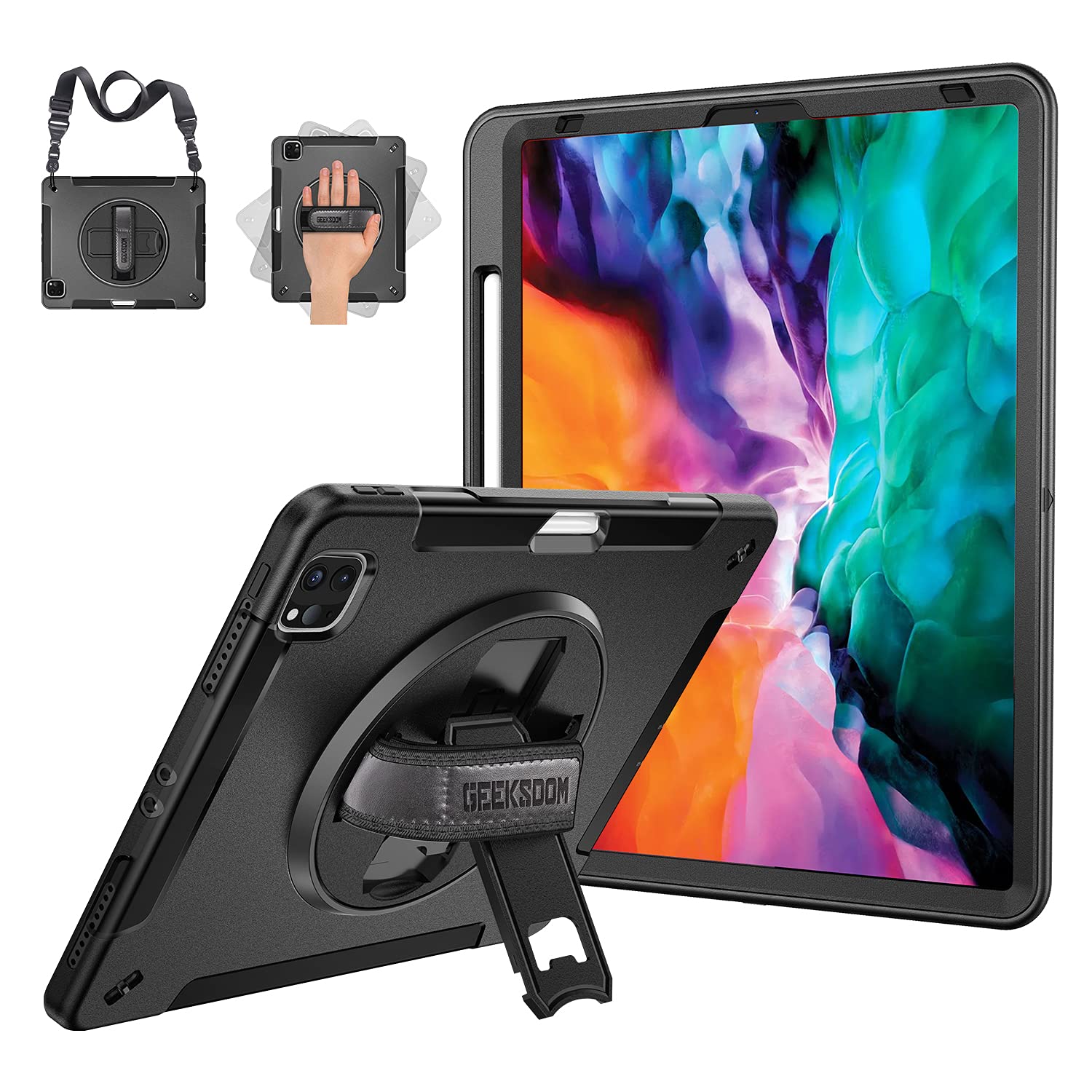 GEEKSDOM iPad Pro 12.9 inch case 2021