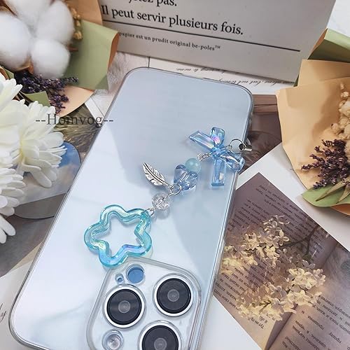 Miniatura 24 de 1-4 dijes estéticos para teléfono celular Y2K, correa de fresa, mariposa, estrella, accesorios Y2K para bolsa, llavero, Airpods, cámara, colgantes