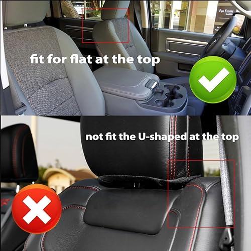 Miniatura 3 de AOMSAZTO Fundas de asiento personalizadas para Toyota Tundra 2022, 2023, 2024, CrewMax y doble cabina, juego completo de fundas de asiento de cuero