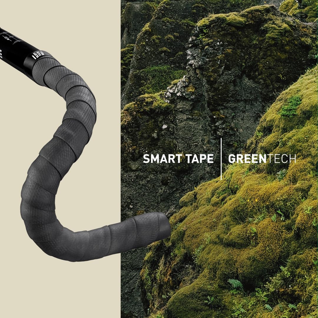 Selle Italia SMART TAPE – Owijka Na Kierownicę Szosową I Gravel, 100% Zrównoważona, Łatwa W Instalacji Bez Kleju, Recykling – Czarny