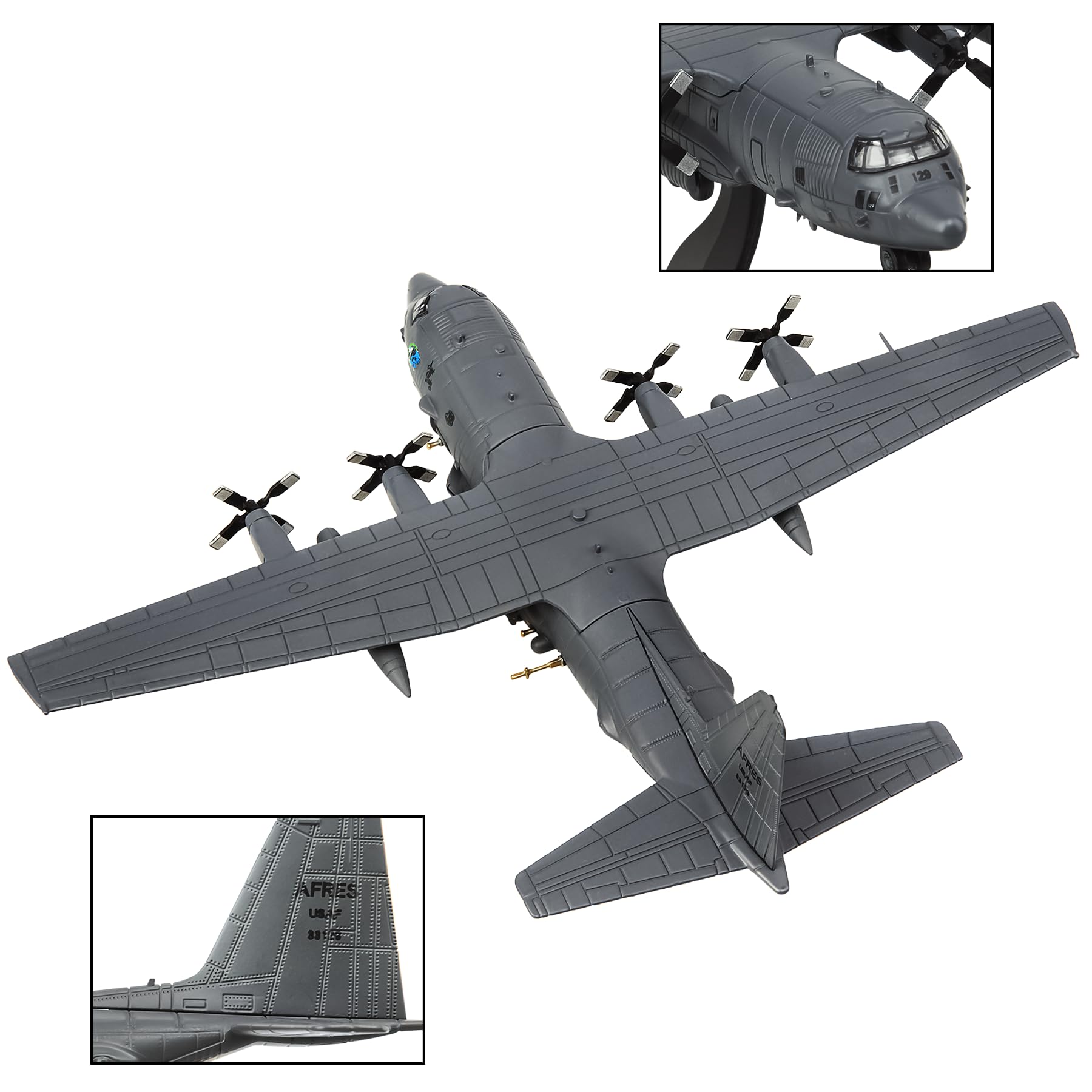 Aviation Fighters Series ⭐︎1/144 AC-130U Amazon.com: Busyflies Fighter Jet Model AC130 Attack Fighter Plane