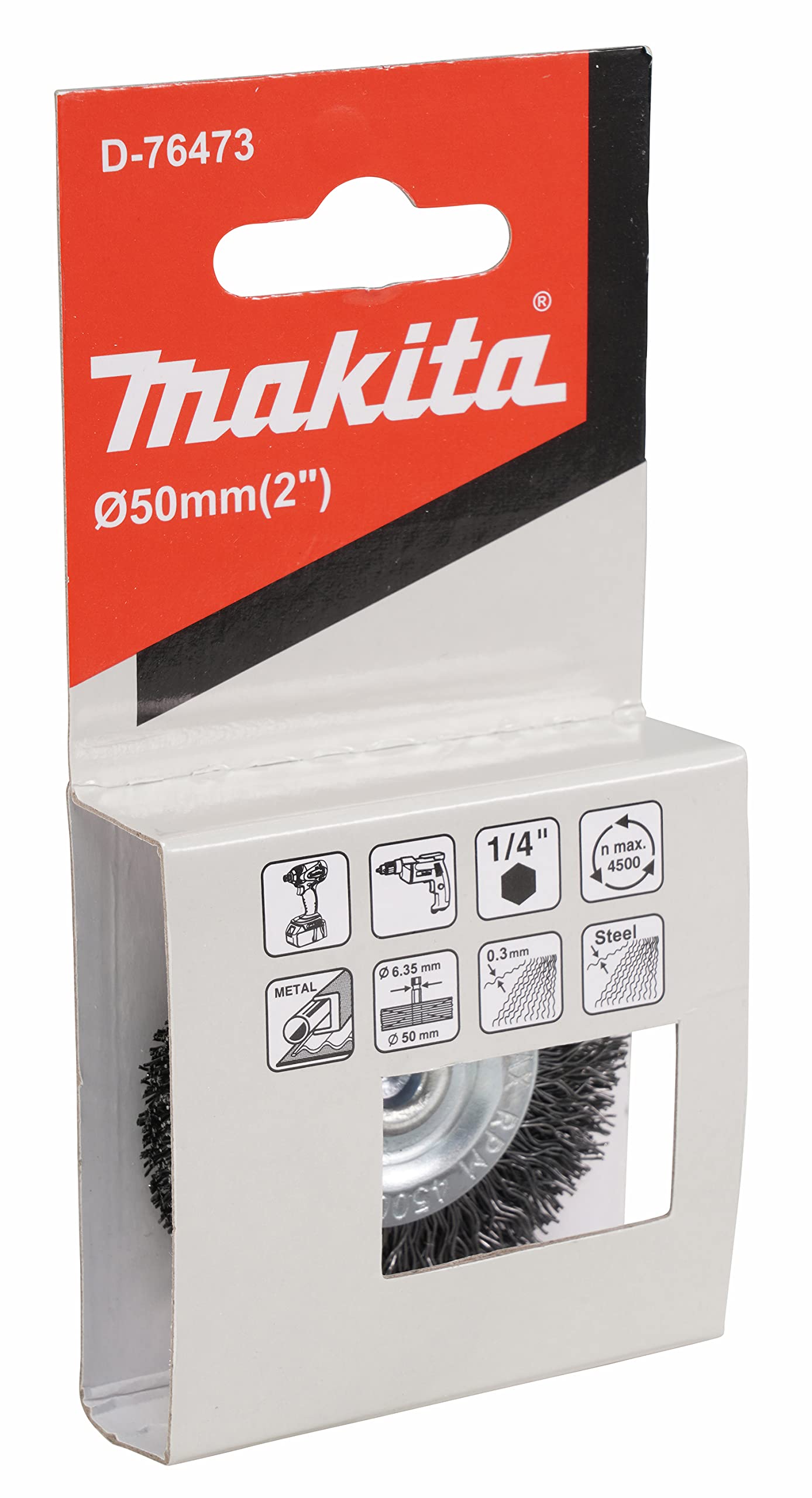 Makita D-76473 Cepillo para rueda de alambre