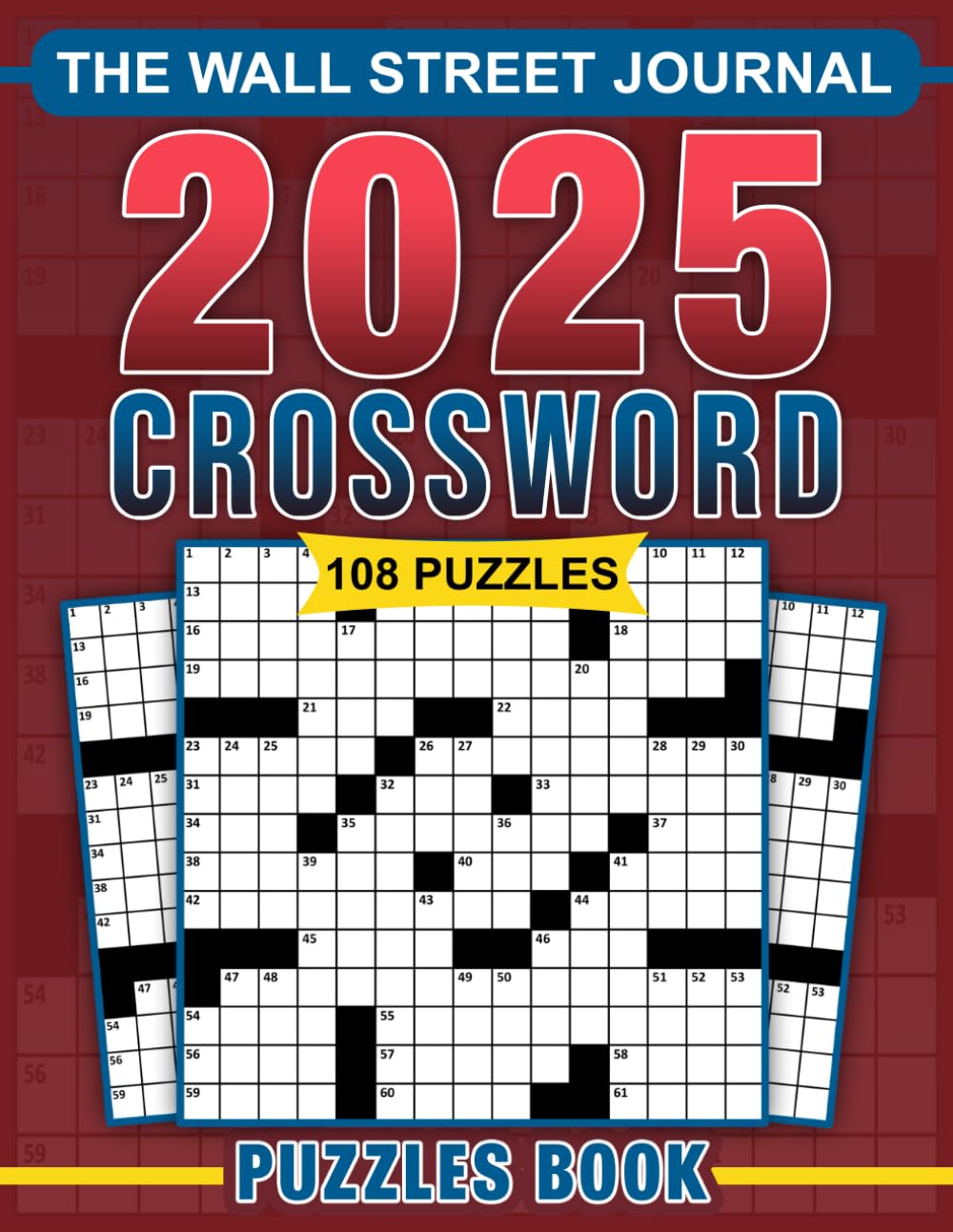 The Wall Street Journal Crossword Puzzles Book: Unlock Your Mental Agility with Stimulating Puzzles for Relaxing Brain Teasers and Visual Comfort