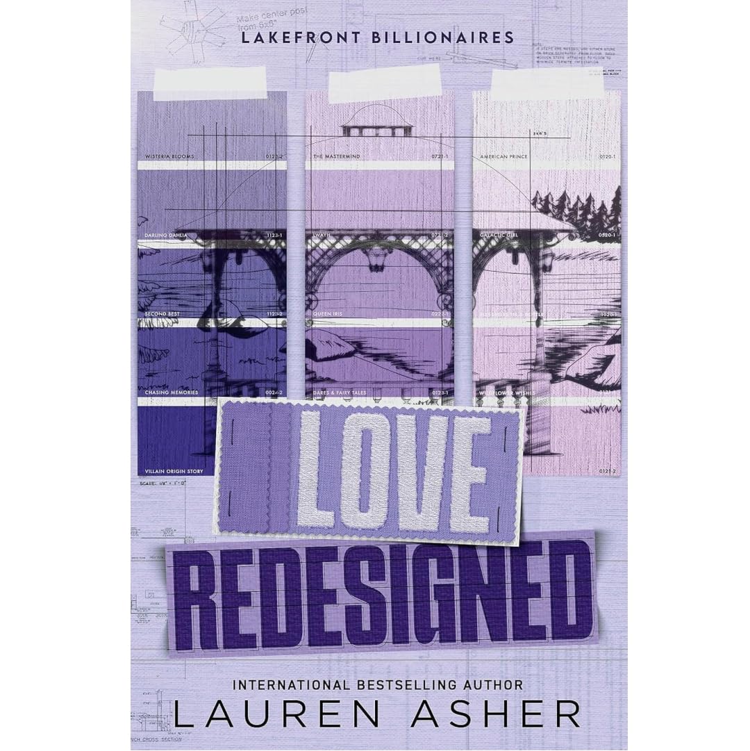 lauren Asher lakefront billionaires series 3 Book Collection Set: Love Redesigned, Love Unwritten and Love Arranged