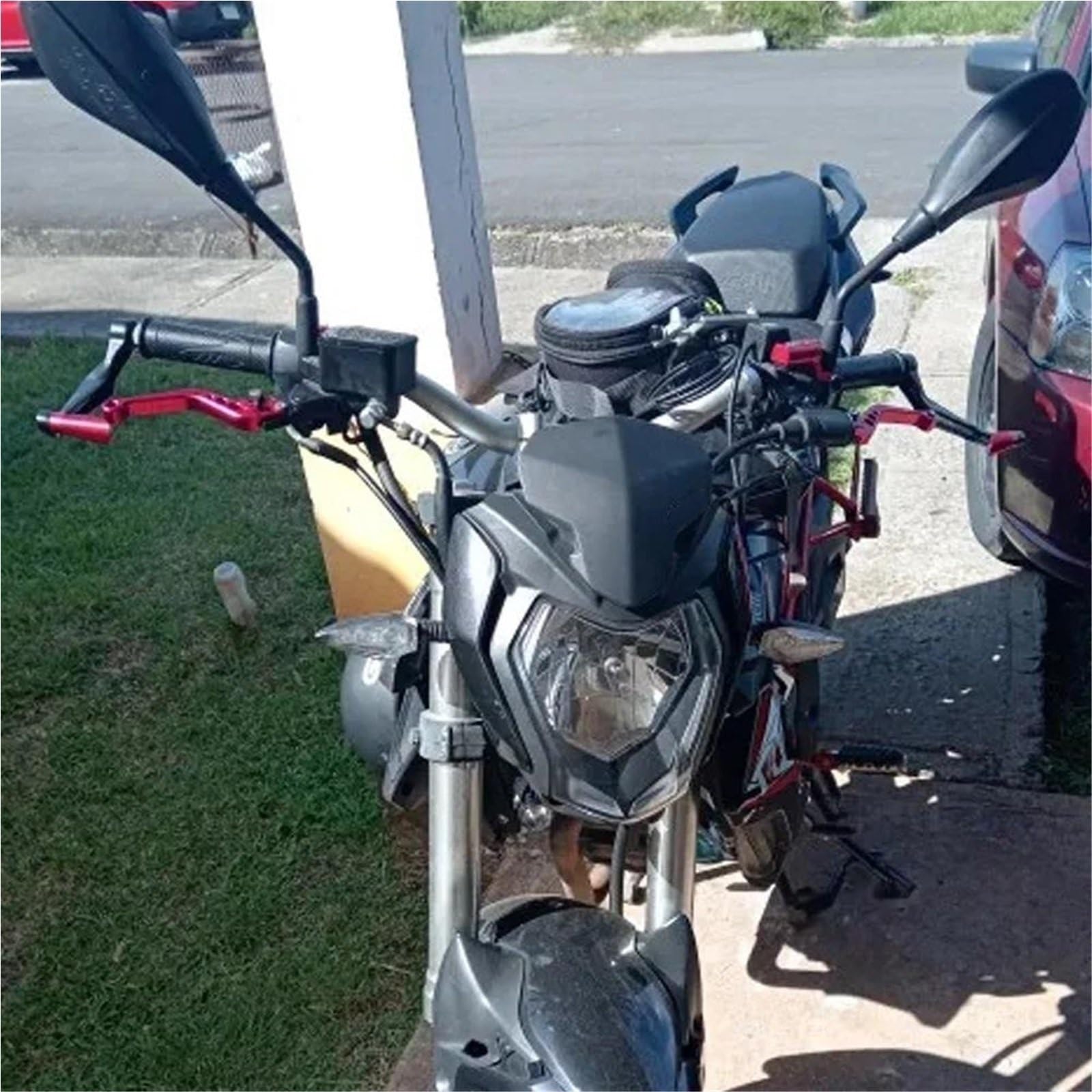 Hebelschutz Für BMW S1000RR 2010–2019, 2020, 2021, 2022, 2023 Motorrad-Handschützer Für Brems- Und Kupplungshebel(Blu)