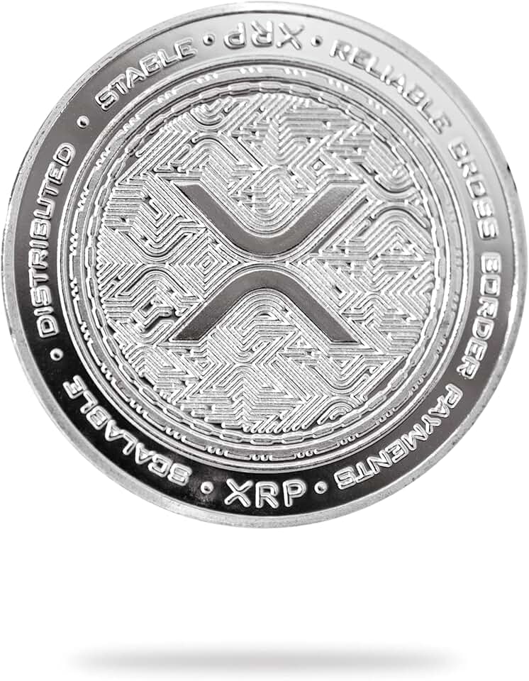 Cryptochips | XRP (Ripple) Physical Crypto Coin | Commemorative Cryptocurrency You Can HODL