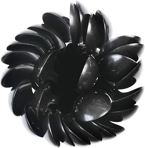 Miniatura 9 de Rupert and Jeoffrey's Trading Co. Cubiertos de plástico desechables HeavyWeight (cuchillos, negro, 100)