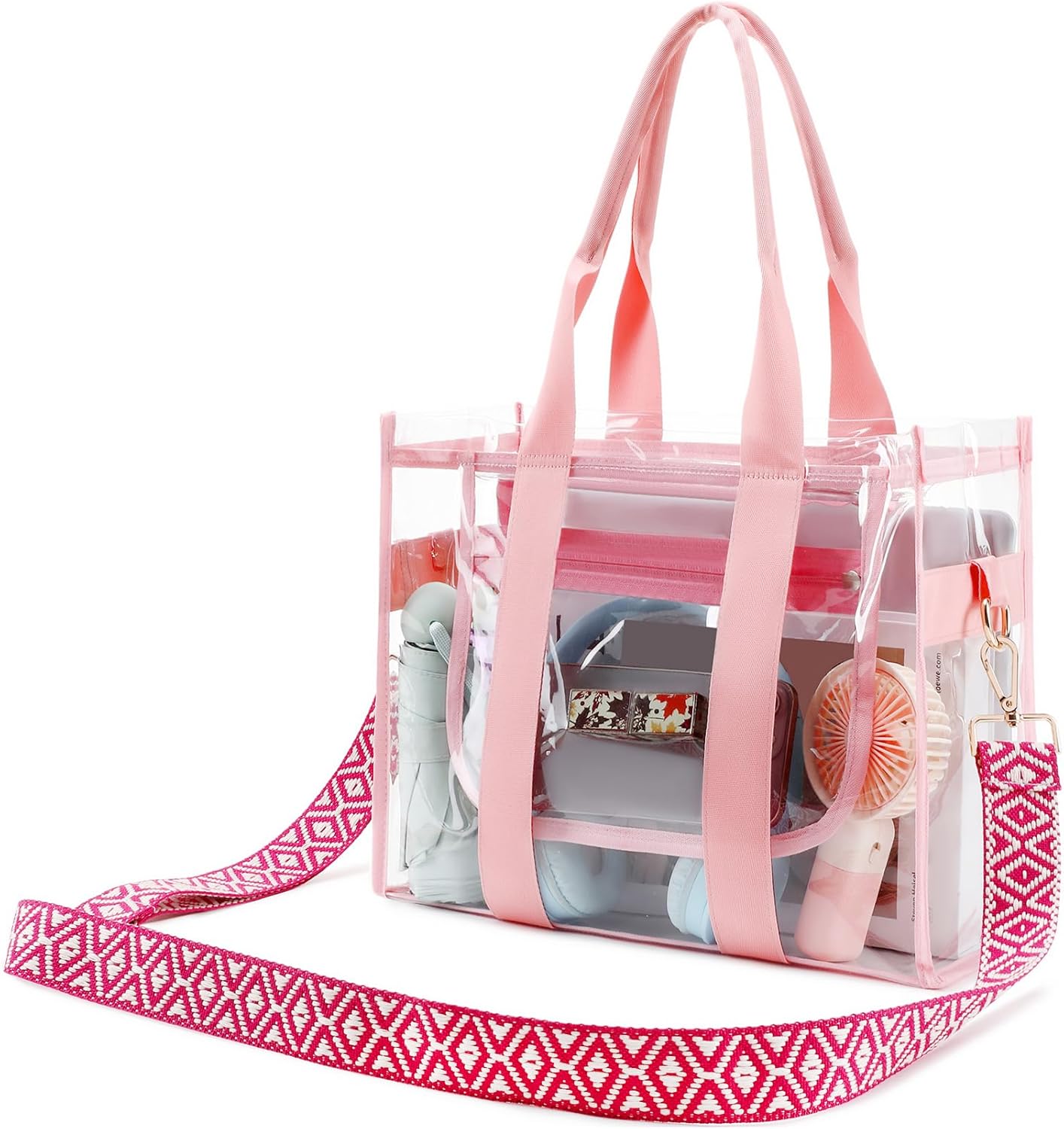 Clear Bags for Women Tote Bag, Crossbody Bag, Stadium Approved Clear Purse for Sports Events, Concert, Work & Beach - Image 6
