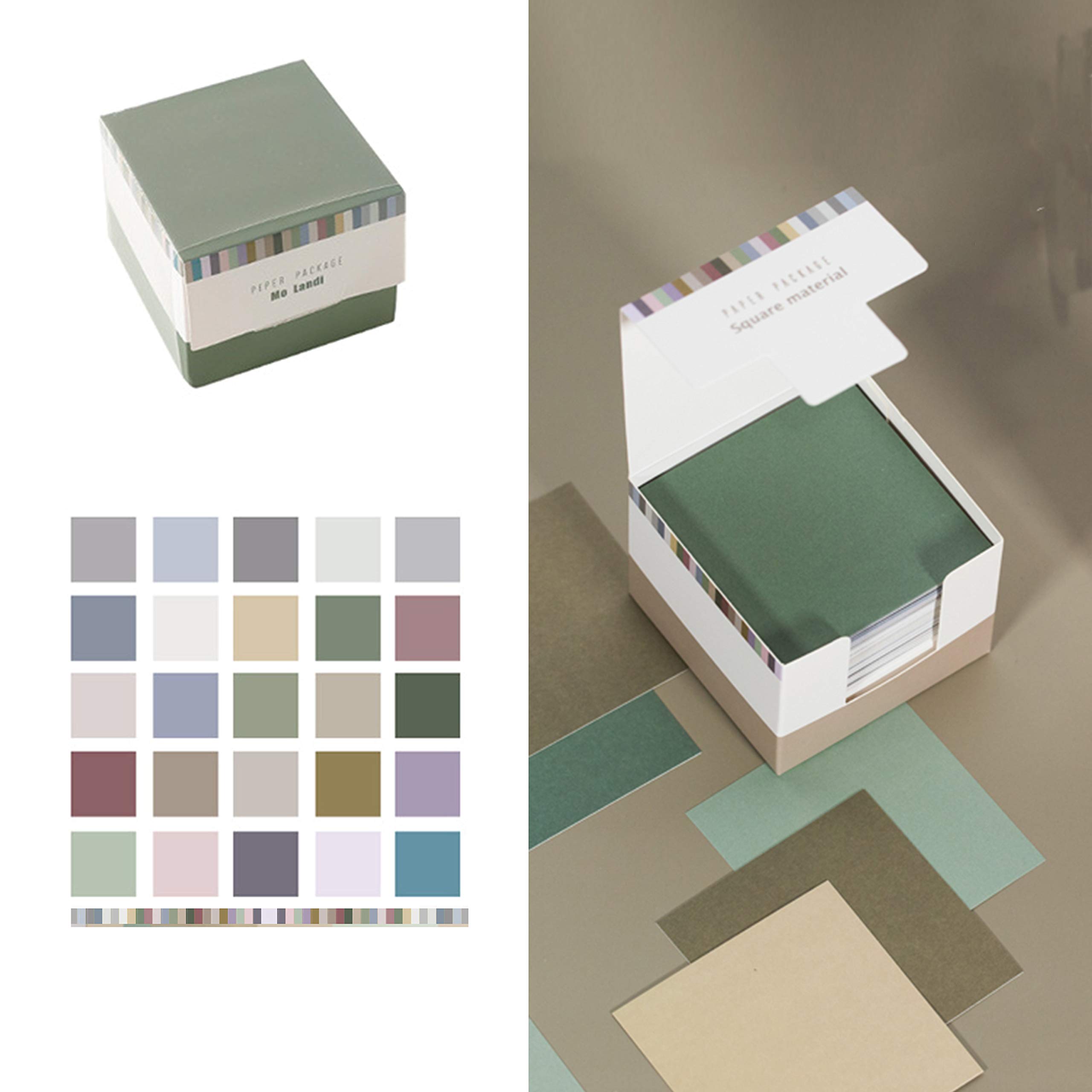 Buy NonSticky Notes Blank Memo, Bright Colorful Note, Two Kinds of Thickness Cube Not Sticky