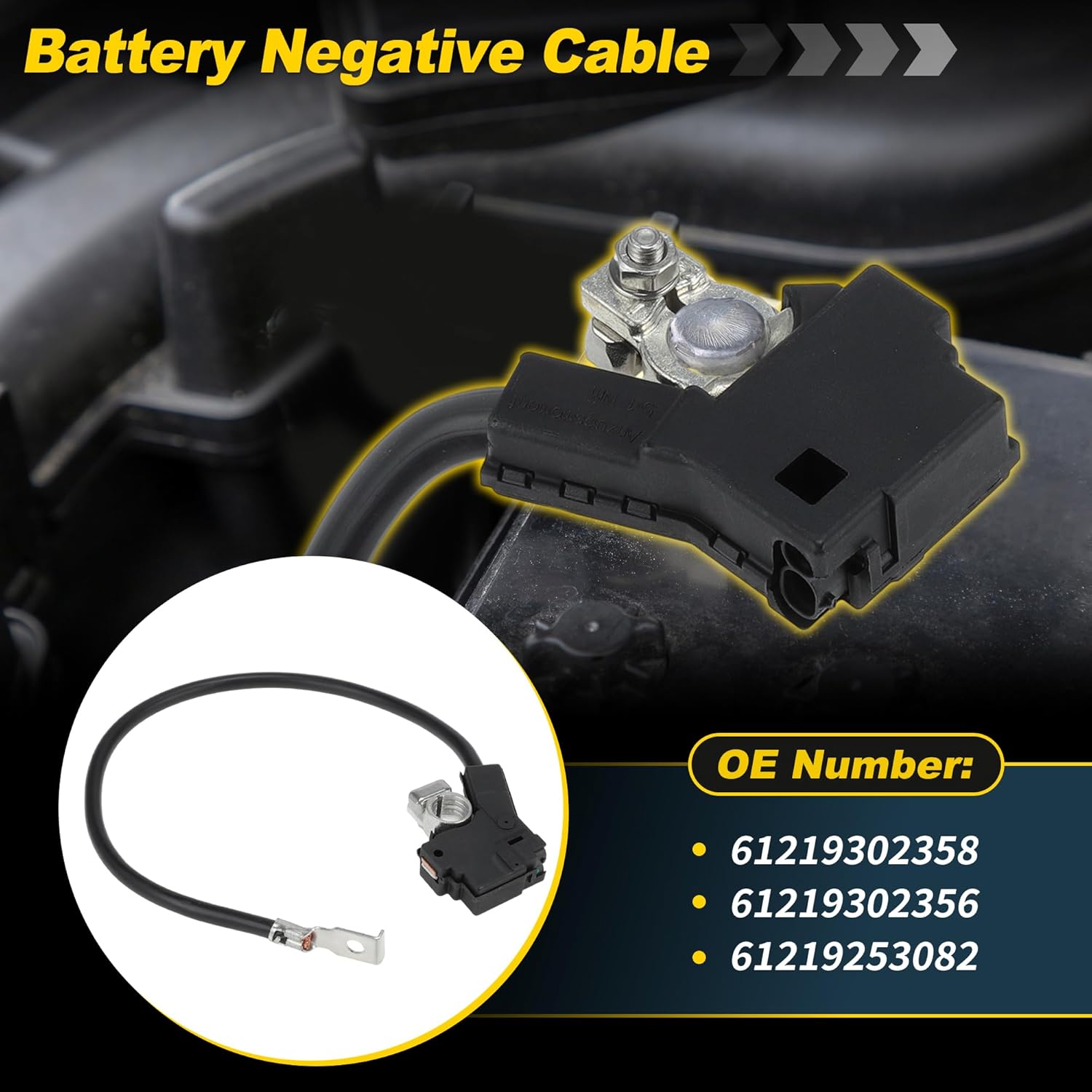 Intelligent Battery Negative Cable for BMW 5 6 7 Series X1 X3 X5 X6 F18 F01 F02 F07 F10 No.61219302358/61219302356/61219253082