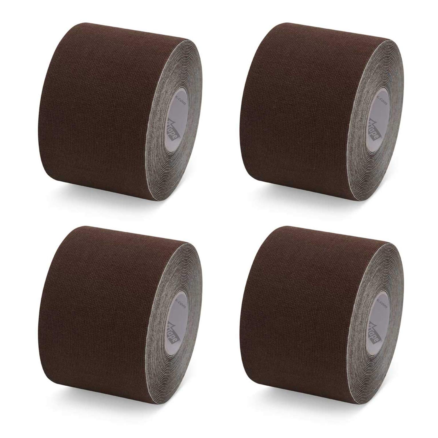 K-Tape® My Skin Very Dark Brown Box of 4 (4 Rollen, à 5cm x 5m)