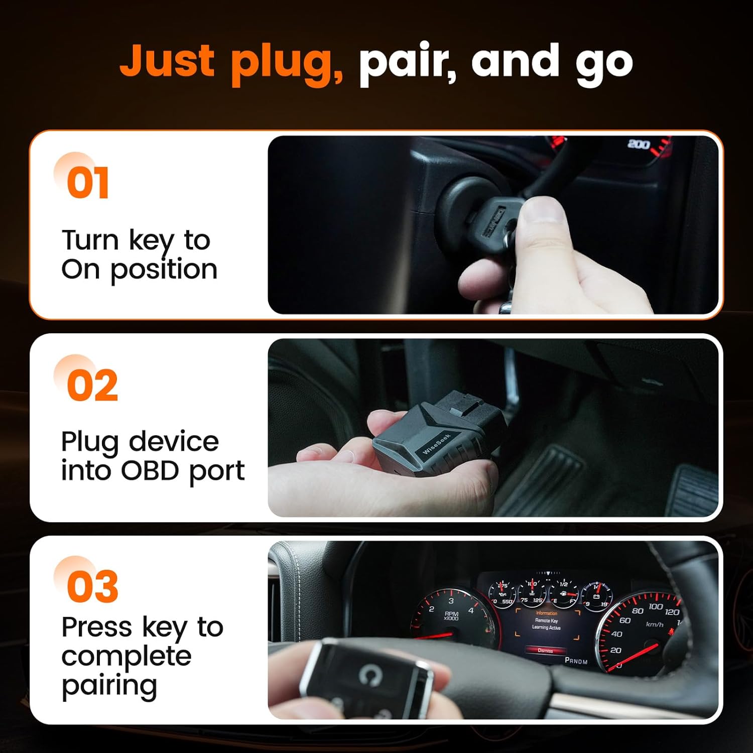 Replacement Key Fob: OBD Remote Start DIY Keyless Entry Compatible with 2015-2021 Silverado 1500 Sierra Canyon Colorado Chevy/GMC M3N32337100, 2 Set