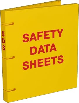 UniKeep Safety Data Sheets SDS Binder - 1.0 Inch Ring Capacity - 3 Poly Rings 1